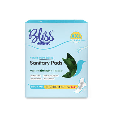 Bliss Organic Sanitary Pads XXL Slimmy (7 Pads) | Ultra Thin